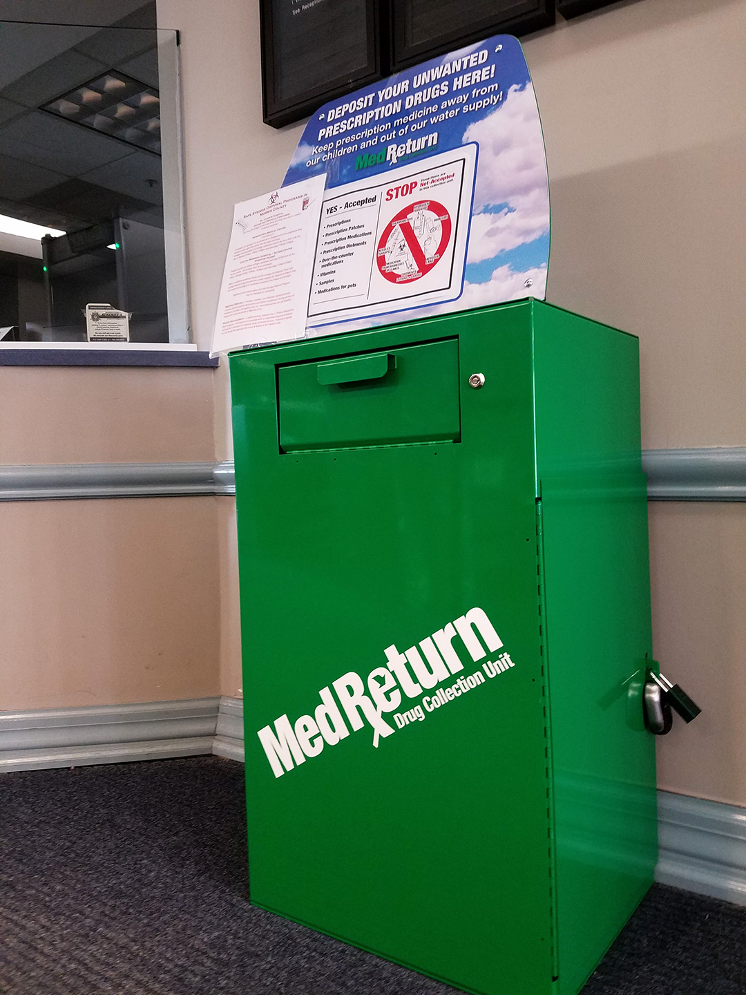 Prescription Drug Drop Installed At County Govt Center In Morristown