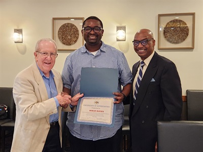 (L-R) Meyer Rosenthal, Osman Davies, Clarence Curry, Jr.