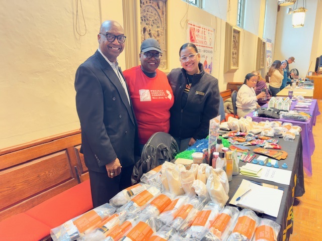 Clarence Curry Jr., Judith favors, and a Visions and Pathways Worker