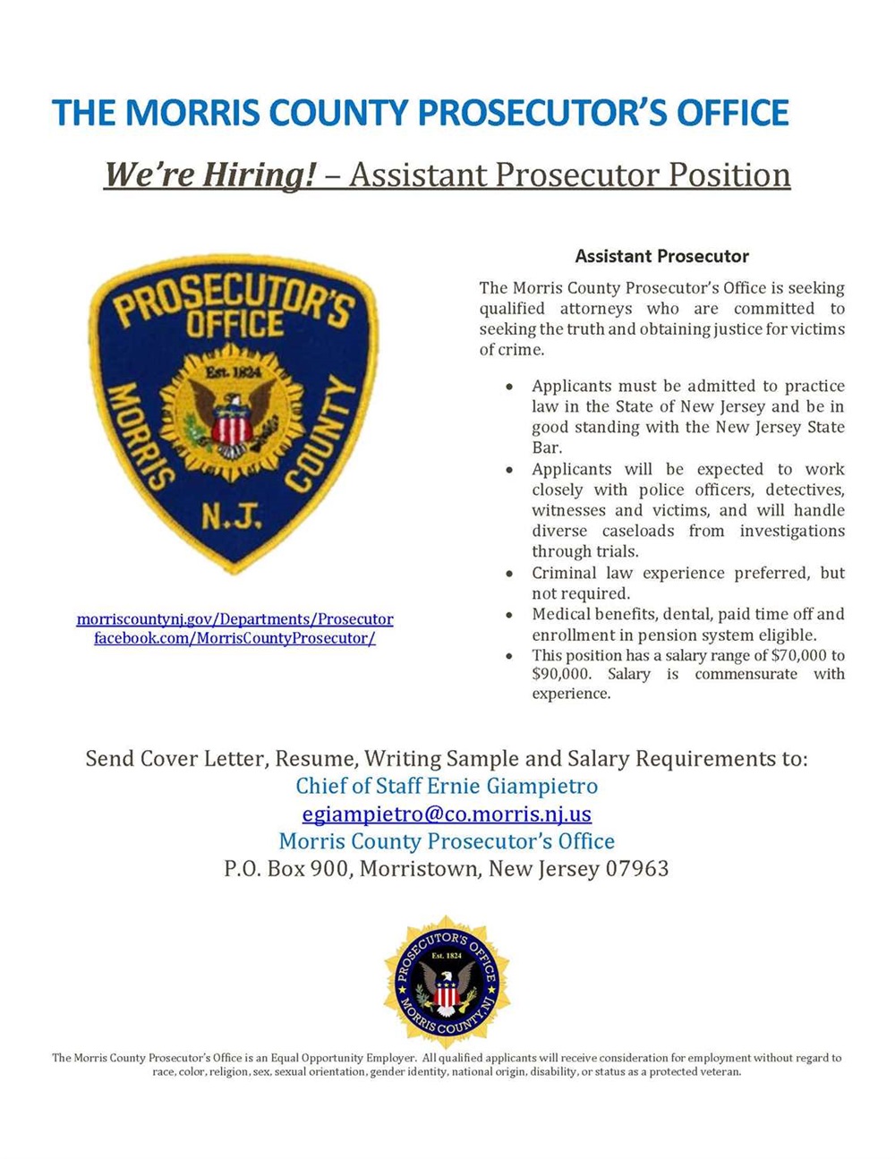 Summer 2025 Assistant Prosecutor Recruitment Ad White Background.jpg