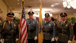Morris County Honor Guard at the 93rd Basic Police Training Class graduation. 