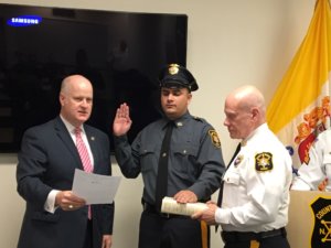 Swearing-in of Corrections Officer Charles Cardona