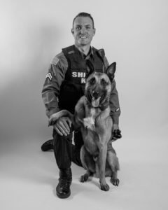 Morris County Sheriff's Office K-9 Section Detective Corporal Michael McMahon and his partner Kaiser.