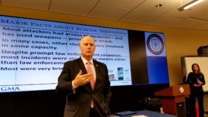 Morris County Sheriff James M. Gannon at RSVP-3 training on November 14, 2019.