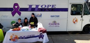 A Hope One team of, from left, Certified Peer Recovery Specialist Carrie Bailey, Mental Health Clinician Madine Despeine-Udoh and Morris County Sheriff's Office Corporal Erica Valvano.