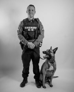 Morris County Sheriff's Office K-9 Section Detective Corporal Michael McMahon and his partner Kai.