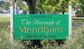 Mendham Borough welcome sign