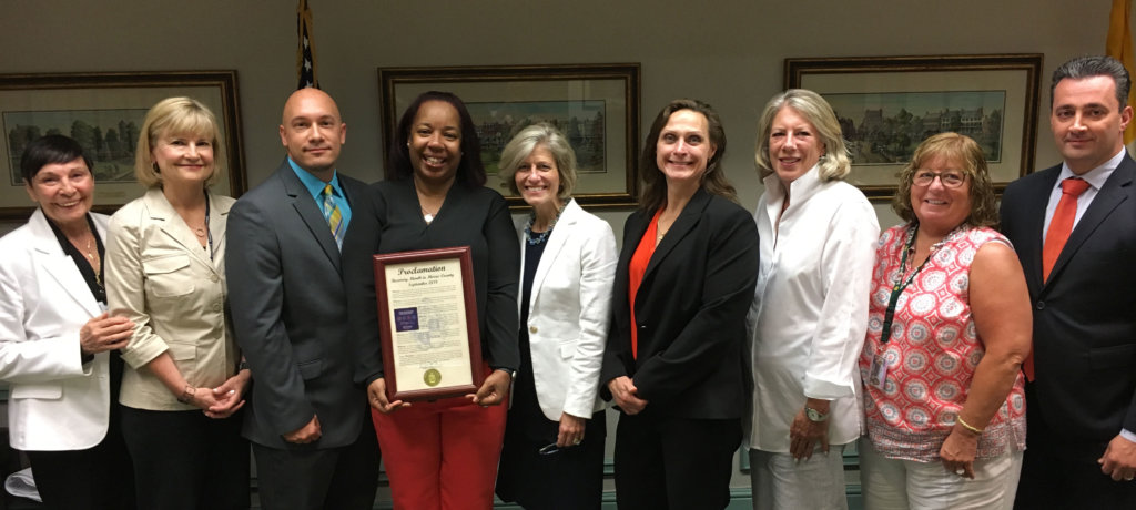 Freeholders smile for the camera