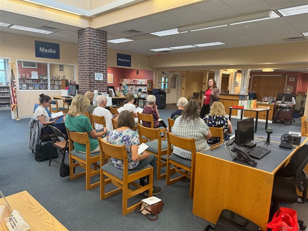 Surrogate Darling Speaking at Local Library