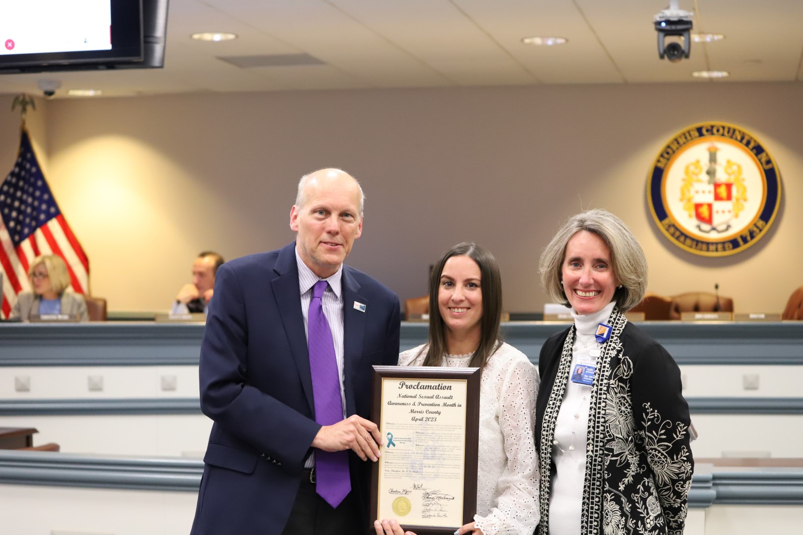 Morris County Recognizes National Sexual Assault Awareness Month