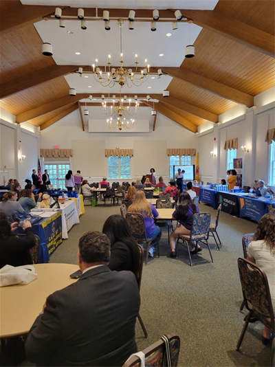 A view of the World Elder Abuse Awareness Resource Fair at Frelinghuysen Arboretum’s Haggerty Education Center on June 12, 2024.
