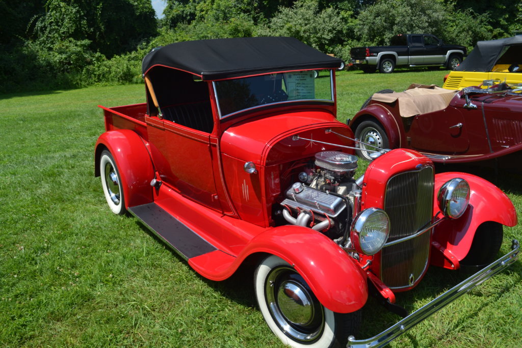 photo of hot rod car from previous fair