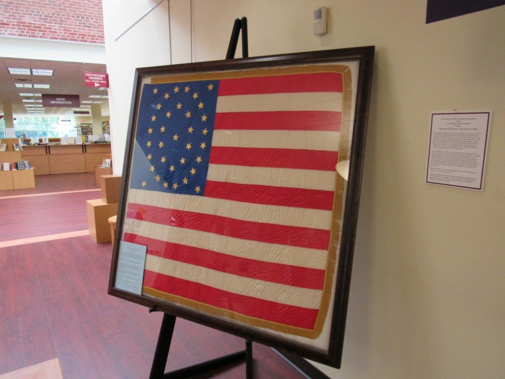 photo of 35-star Civil War era flag