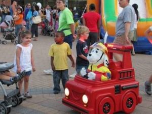 Children playing at National Night Out