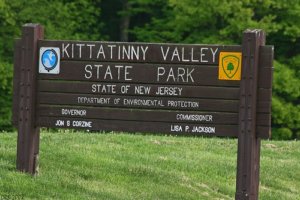 Kittatinny Valley State Park sign