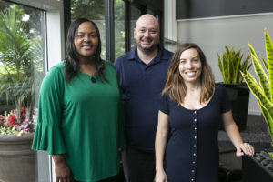 Rose Brown, Al Shurdom and Tracy Klingener