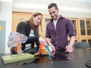 Students working in a lab at CCM