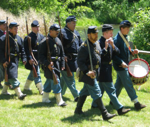 Civil War Weekend Troop Marching