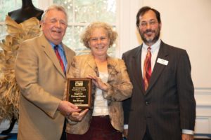 (l/r) MUA Board Member Frank Druetzler, Ina Braun, and MUA Executive Director Larry Gindoff