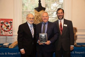 (l/r) MUA Board Chairman William Hudzik, Freeholder Doug Cabana,, and MUA Executive Director Larry Gindoff