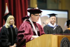 Anthony J. Iacono, CCM president, addresses the Class of 2019