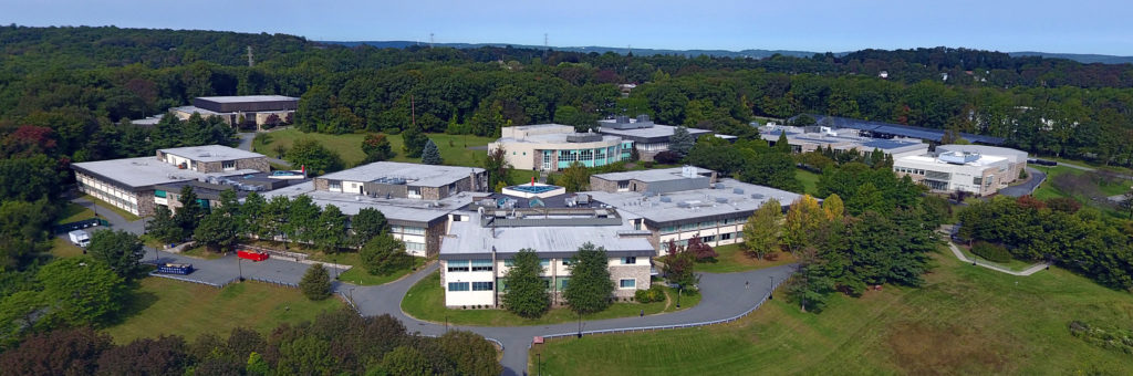 Aerial view of campus